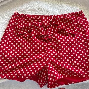 Disney Minnie Mouse Print Shorts with Pockets